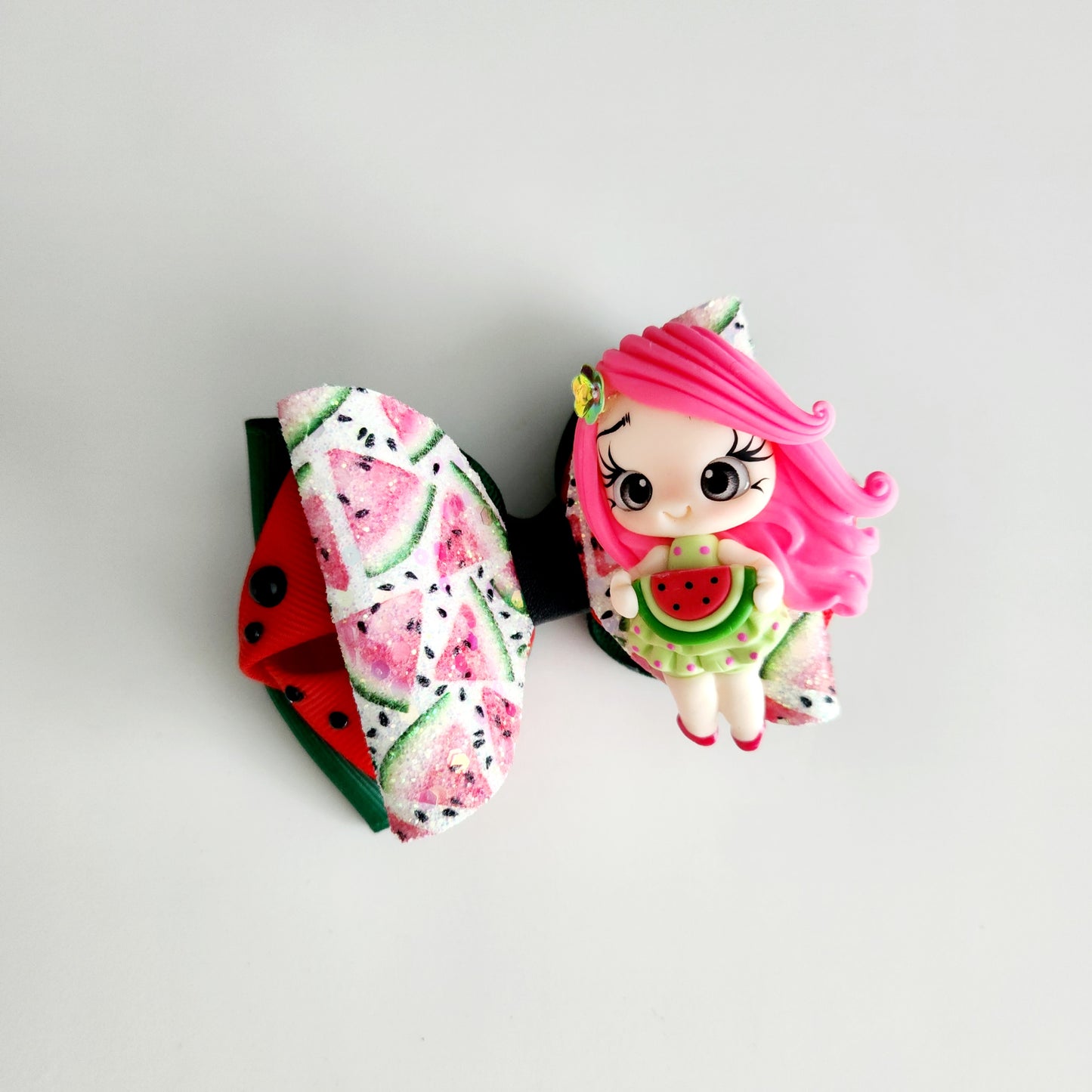 Watermelon Girl Hair Bow