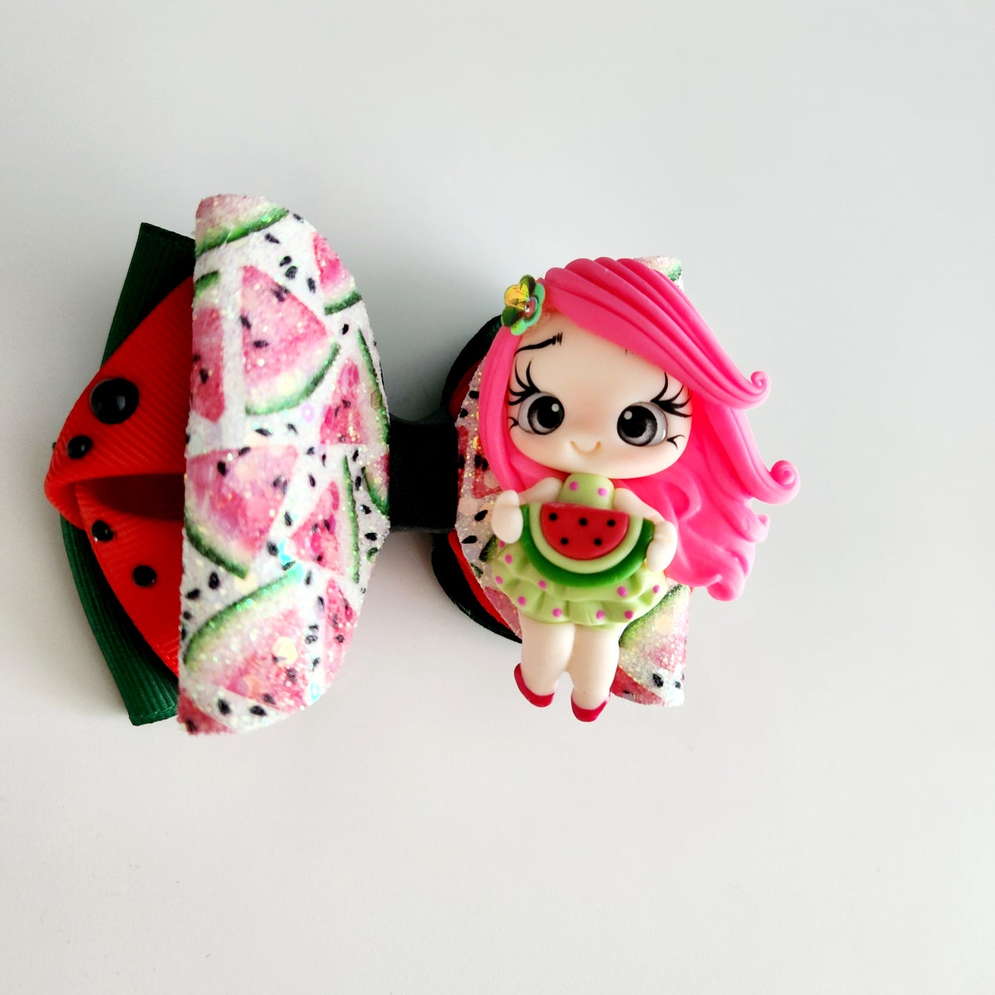 Watermelon Girl Hair Bow