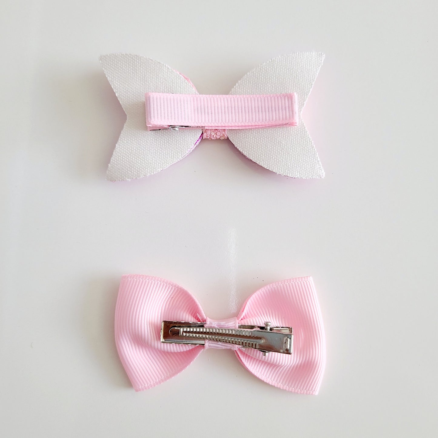 Glitter and Pink Bow Set
