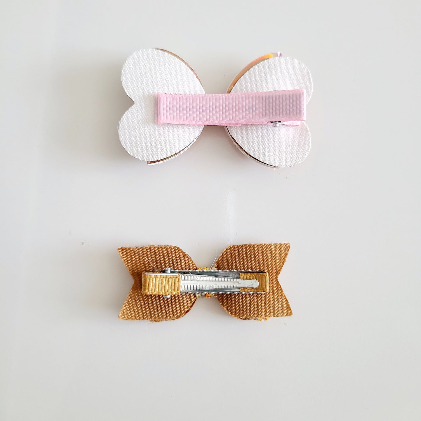 Gold Glitter Bow Set