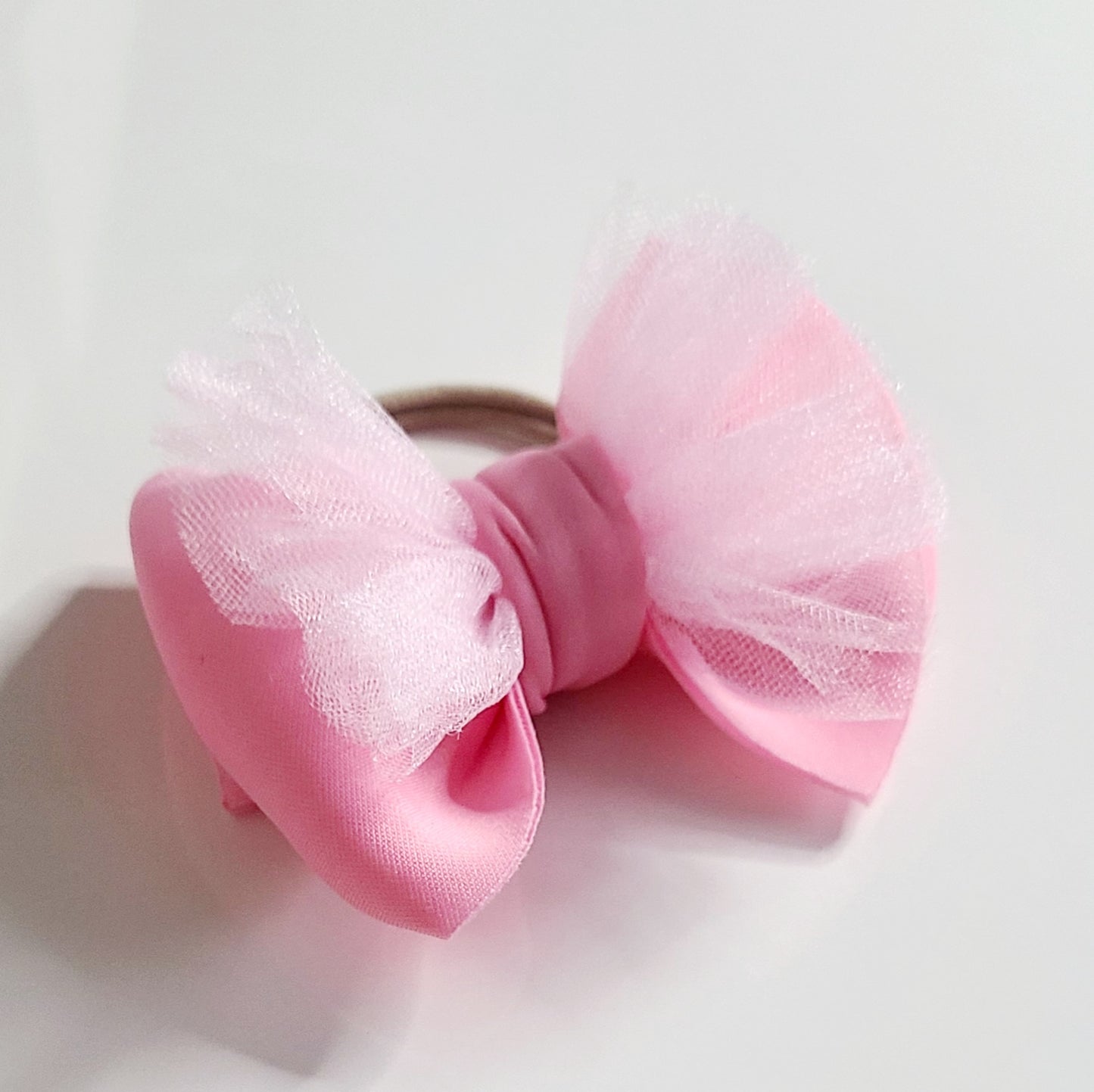 Jumbo Bow Headband - Pink