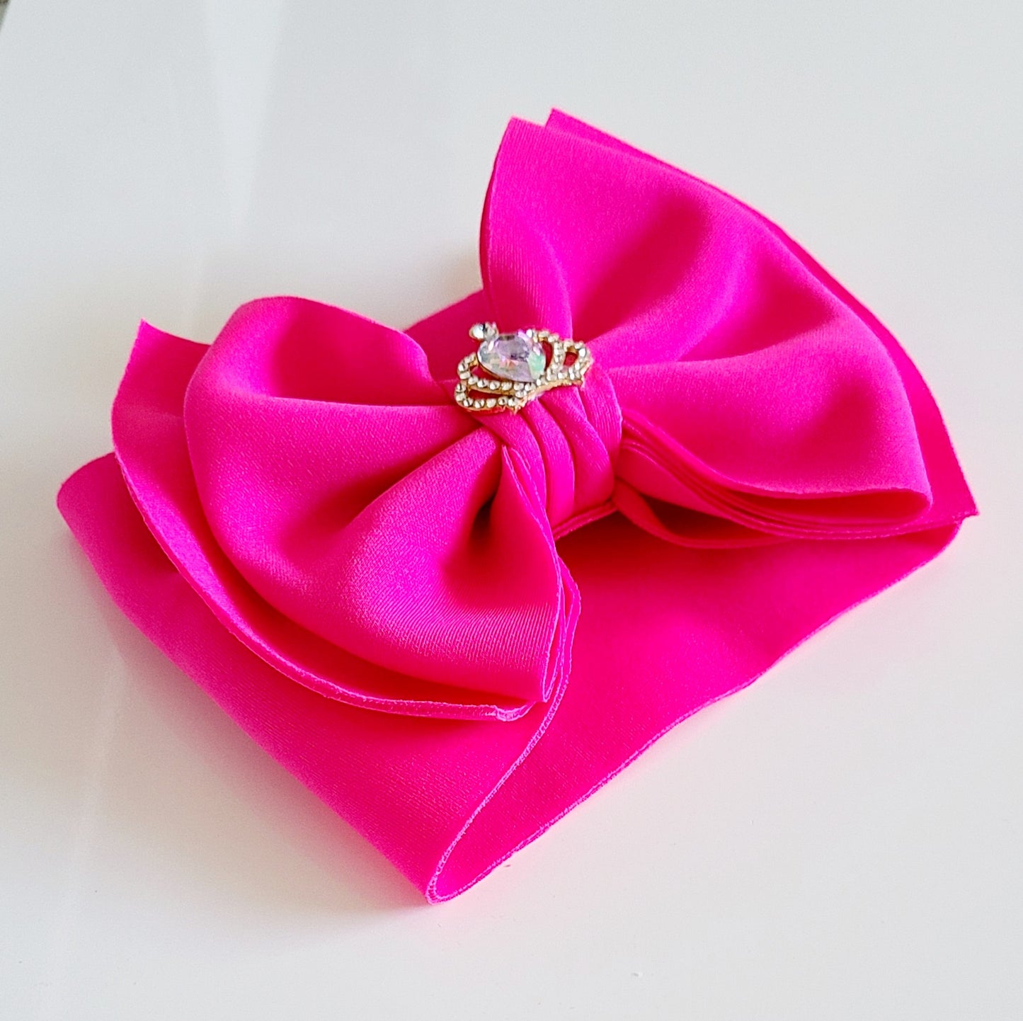 Big Bow Headwrap - Hot Pink