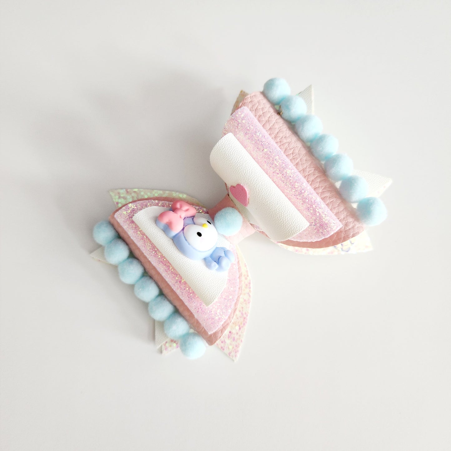 Blue Chick Hair Bow