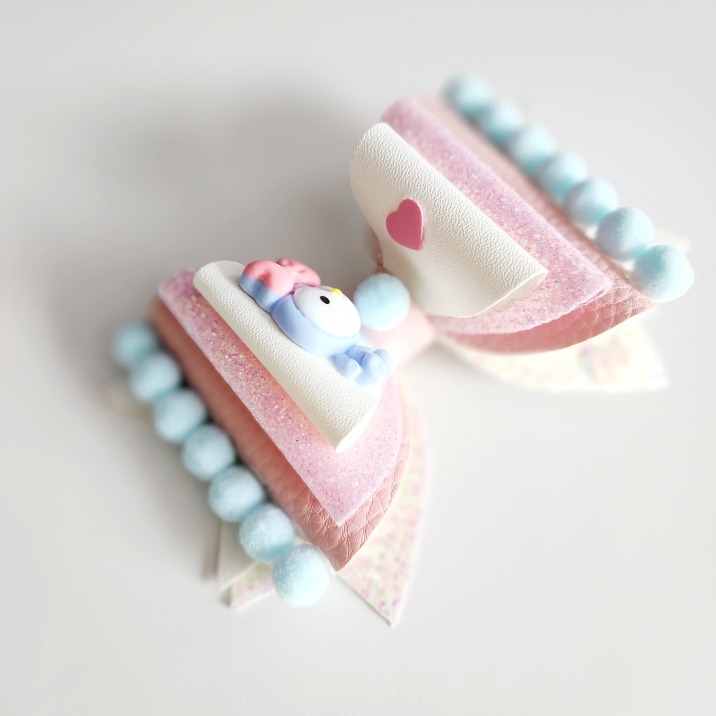 Blue Chick Hair Bow