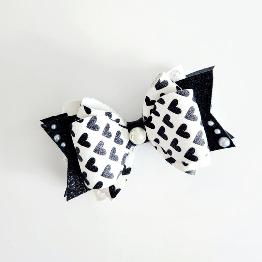 I Heart You Hair Bow