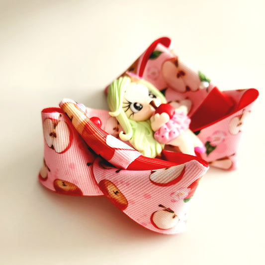 Apple Girl Hair Bow