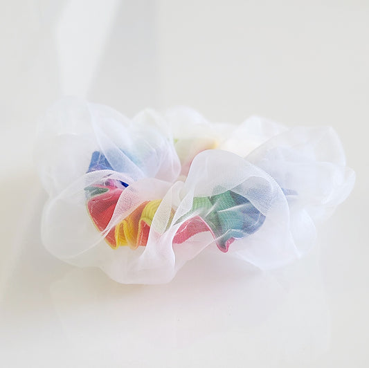 Rainbow Scrunchie
