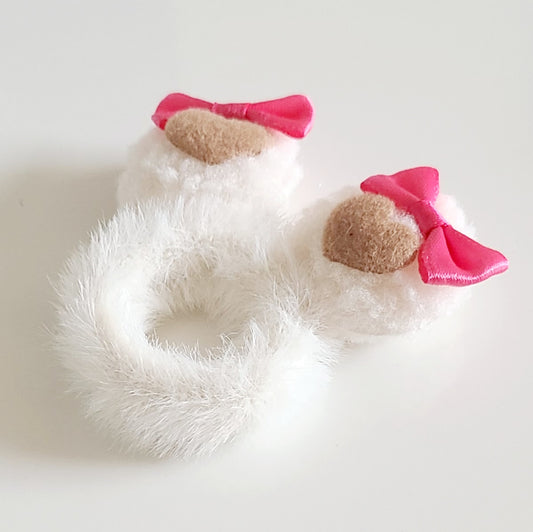 Teddy Bear Scrunchie