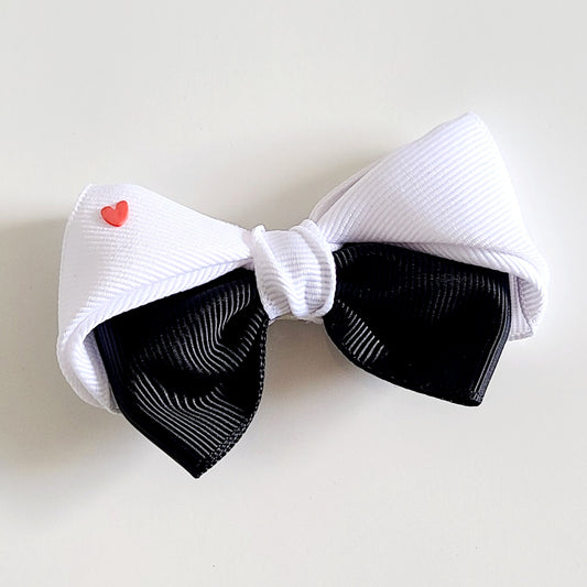 Black & White Hair Bow