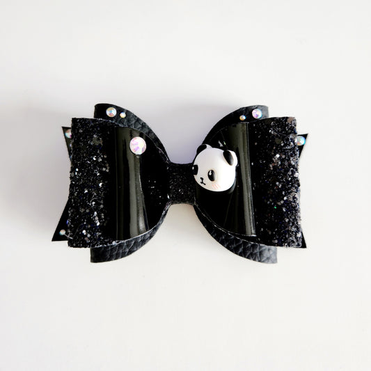 Panda Hair Bow