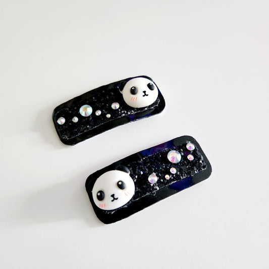 Panda Snap Clip Set